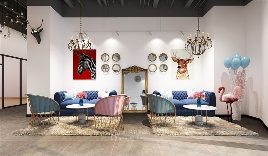 宏鈺堂舞蹈培訓案例-美特舞蹈塑形空間設計施工方案-休閑區效果圖 宏鈺堂舞蹈培訓案例-美特舞蹈塑形空間設計施工方案-休閑區效果圖