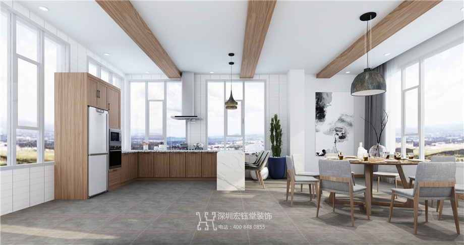 鄭州億鴻科技總部辦公室茶水間裝修設計方案 鄭州億鴻科技總部辦公室茶水間裝修設計方案