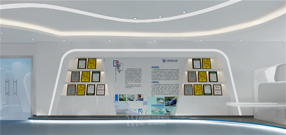 鄭州辦公展廳裝修設計效果圖-飛龍醫療展廳-宏鈺堂裝飾案例 鄭州辦公展廳裝修設計效果圖-飛龍醫療展廳-宏鈺堂裝飾案例