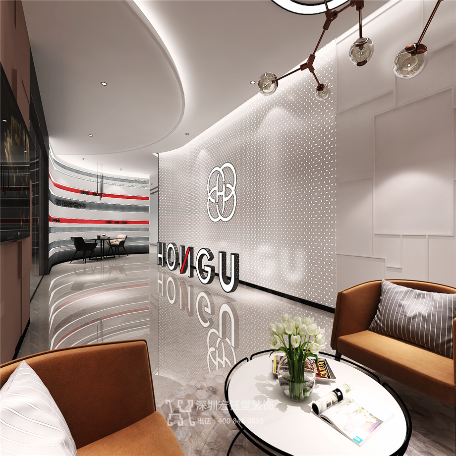 鄭州辦公室裝修設計案例-紅谷集團辦公效果圖-宏鈺堂裝飾鄭州分公司 鄭州辦公室裝修設計案例-紅谷集團辦公效果圖-宏鈺堂裝飾鄭州分公司