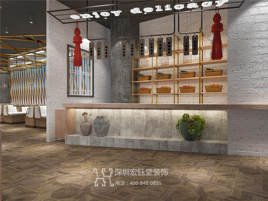 九鍋御湯鄭州凱諾新都匯店設計案例-餐廳入口處效果圖-深圳宏鈺堂裝飾 九鍋御湯鄭州凱諾新都匯店設計案例-餐廳入口處效果圖-深圳宏鈺堂裝飾