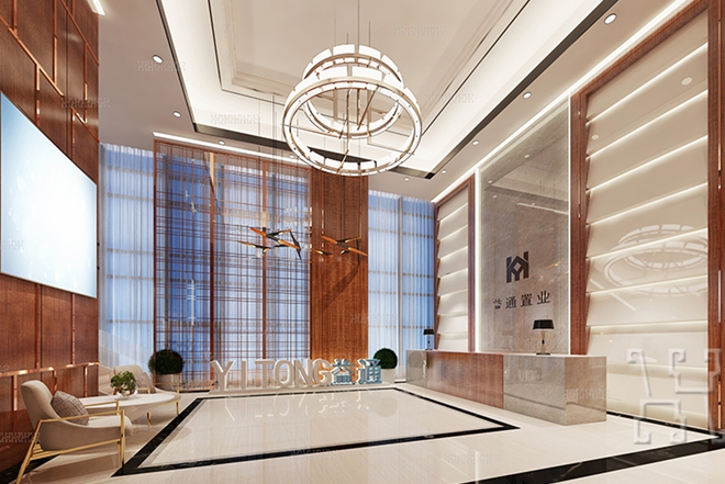 鄭州益通置業售樓部裝修設計案例-現代奢華風售樓部設計 鄭州益通置業售樓部裝修設計案例-現代奢華風售樓部設計