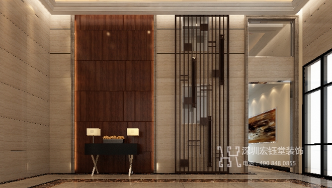 鄭州龍居蘭亭住宅樓盤公共區域裝修設計案例