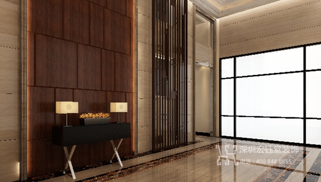 鄭州龍居蘭亭住宅樓盤公共區域裝修設計方案