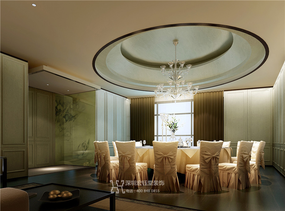 鄭州新浙商精品商務酒店餐廳包房裝修設計效果圖