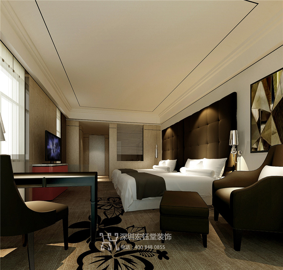 開封東方豪庭精品商務酒店標準間裝修設計方案 開封東方豪庭精品商務酒店標準間裝修設計方案
