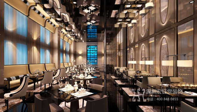 鄭州東方戴斯商務酒店餐廳設計效果圖 鄭州東方戴斯商務酒店餐廳設計效果圖