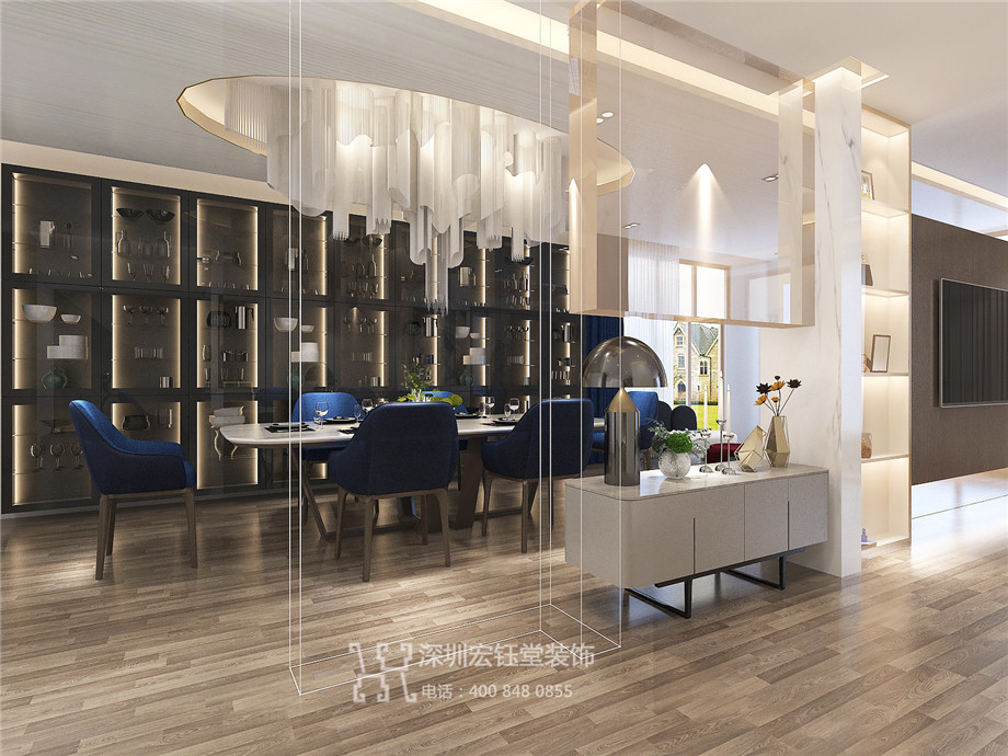 洛陽建業(yè)桂園陳公館三層獨棟別墅餐廳裝修設(shè)計效果圖 洛陽建業(yè)桂園陳公館三層獨棟別墅餐廳裝修設(shè)計效果圖