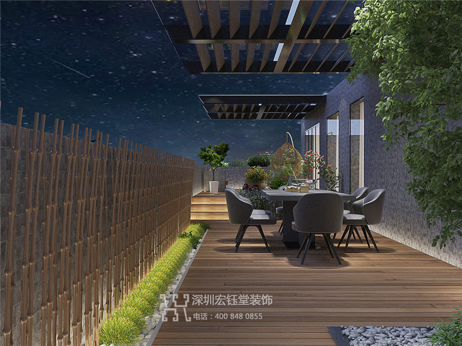 洛陽建業(yè)桂園陳公館三層獨棟別墅露臺裝修設(shè)計效果圖 洛陽建業(yè)桂園陳公館三層獨棟別墅露臺裝修設(shè)計效果圖