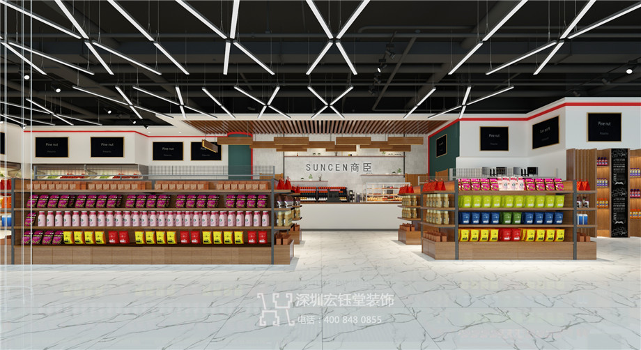鄭州商臣連鎖便利店裝修效果圖