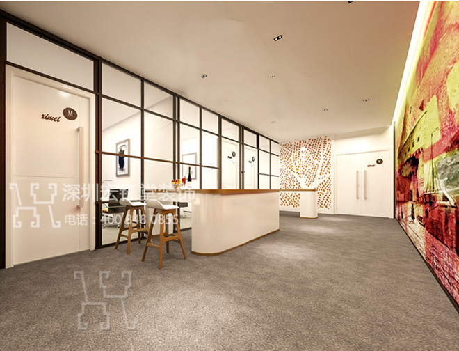 鄭州宏之達化妝品高端時尚辦公裝修案例-宏鈺堂案例 鄭州宏之達化妝品高端時尚辦公裝修案例-宏鈺堂案例