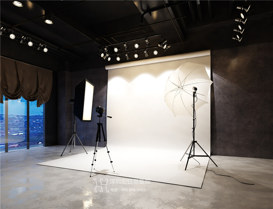 鄭州時(shí)尚工業(yè)風(fēng)美發(fā)店面裝修設(shè)計(jì)案例