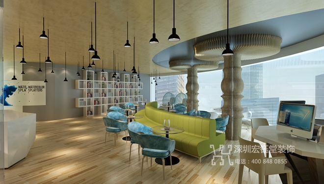 鄭州德國(guó)威能智能家居時(shí)尚辦公室裝修設(shè)計(jì)方案