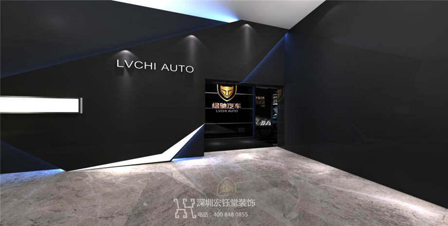 綠馳汽車集團(tuán)綠色能源汽車展廳人口裝修設(shè)計方案 綠馳汽車集團(tuán)綠色能源汽車展廳人口裝修設(shè)計方案