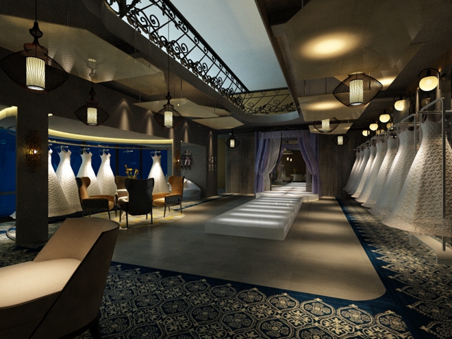 鄭州賽琳美麗幫形象會館店面設計方案 鄭州賽琳美麗幫形象會館店面設計方案