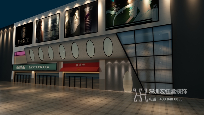 鄭州賽琳美麗幫形象會館店面設計方案 鄭州賽琳美麗幫形象會館店面設計方案