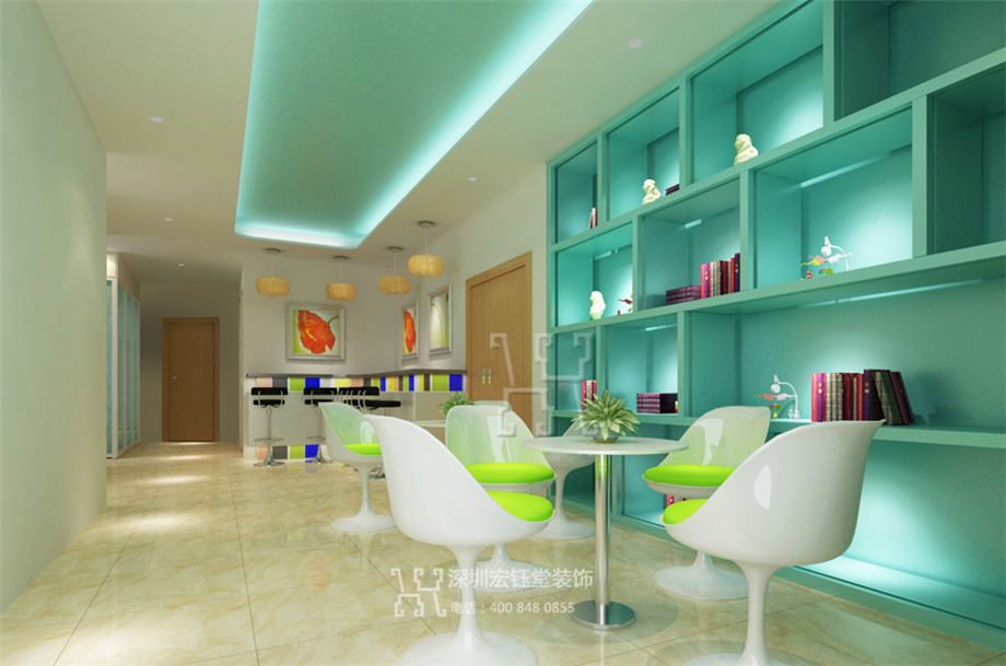 鄭州望子成龍連鎖教育機構裝修設計案例