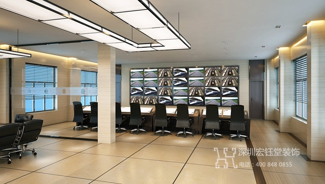 鄭州鐵路公安局會議指揮中心裝修設(shè)計(jì)案例