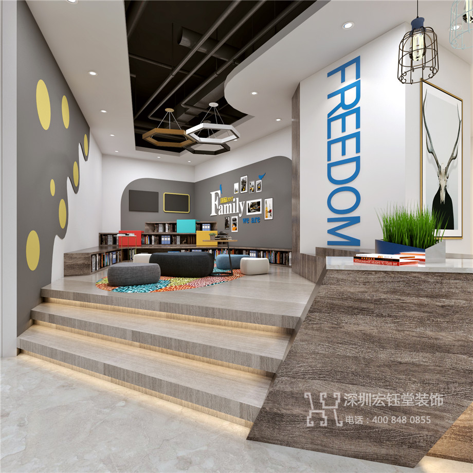 鄭州時(shí)尚前衛(wèi)的孚瑞德姆教育培訓(xùn)機(jī)構(gòu)裝修設(shè)計(jì)方案 鄭州時(shí)尚前衛(wèi)的孚瑞德姆教育培訓(xùn)機(jī)構(gòu)裝修設(shè)計(jì)方案