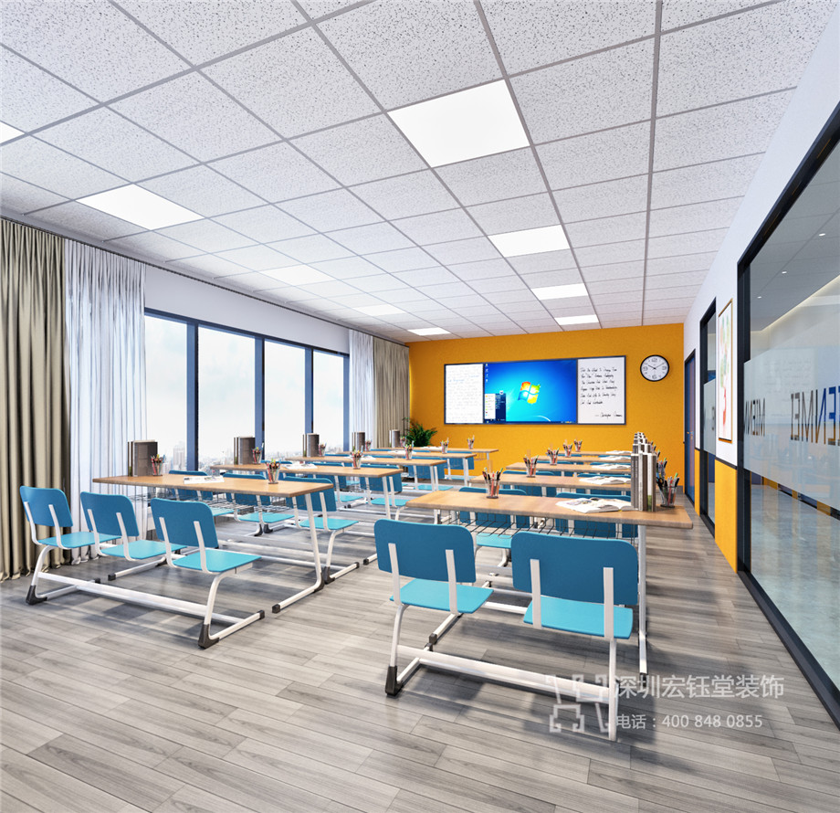 鄭州孚瑞德姆國際英語教育培訓(xùn)機(jī)構(gòu)教室裝修設(shè)計(jì)效果圖 鄭州孚瑞德姆國際英語教育培訓(xùn)機(jī)構(gòu)教室裝修設(shè)計(jì)效果圖