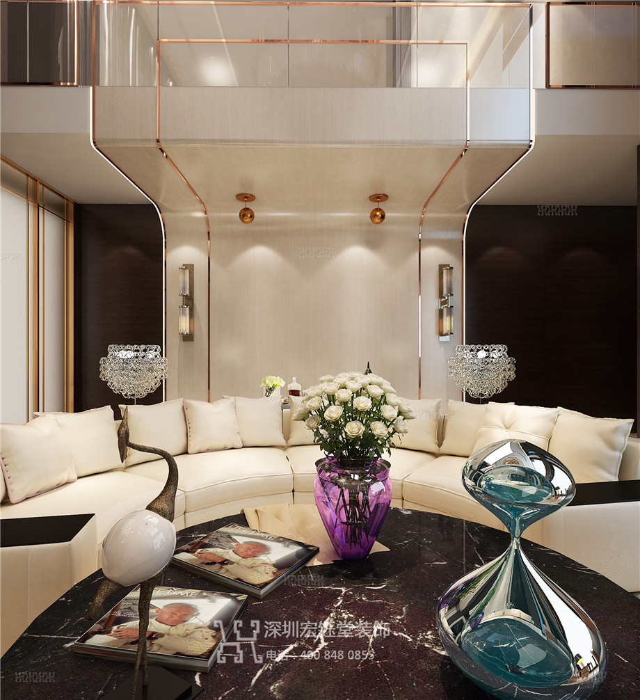 鄭州現代奢華風鄒公館別墅裝修設計案例 鄭州現代奢華風鄒公館別墅裝修設計案例