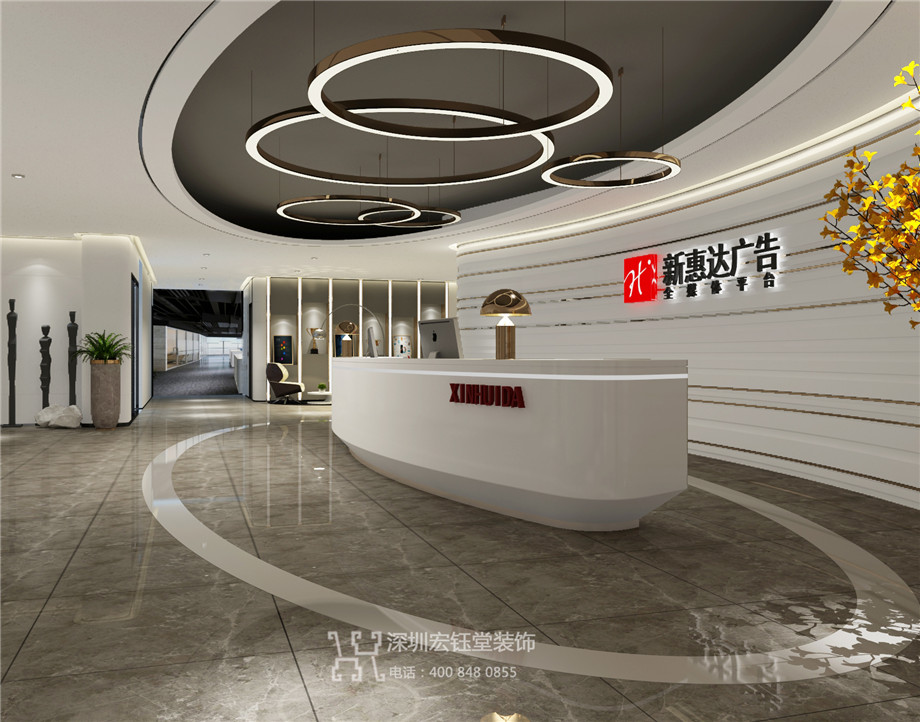 河南合之潤傳媒公司3000平辦公室裝修案例 河南合之潤傳媒公司3000平辦公室裝修案例