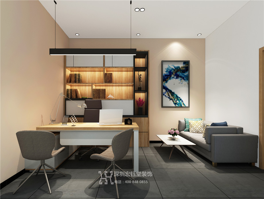 鄭州藝學堂藝術培訓學校辦公室裝修計圖 鄭州藝學堂藝術培訓學校辦公室裝修計圖