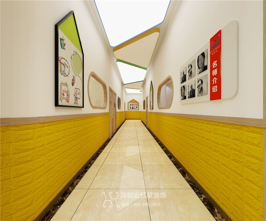 鄭州連鎖少兒藝術培訓學校裝修案例 鄭州連鎖少兒藝術培訓學校裝修案例