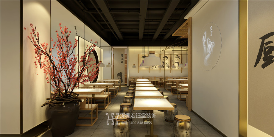 蓉小月老壇酸菜魚店面裝修設計方案 蓉小月老壇酸菜魚店面裝修設計方案