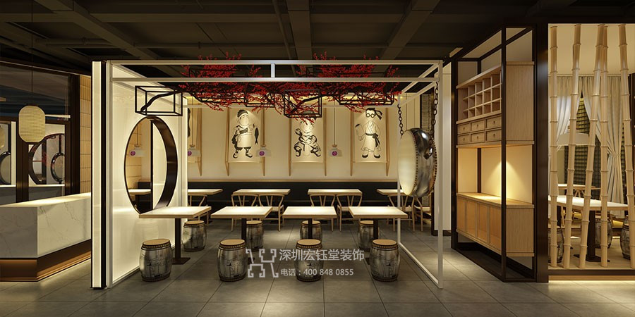 蓉小月老壇酸菜魚連鎖店裝修效果圖案例 蓉小月老壇酸菜魚連鎖店裝修效果圖案例