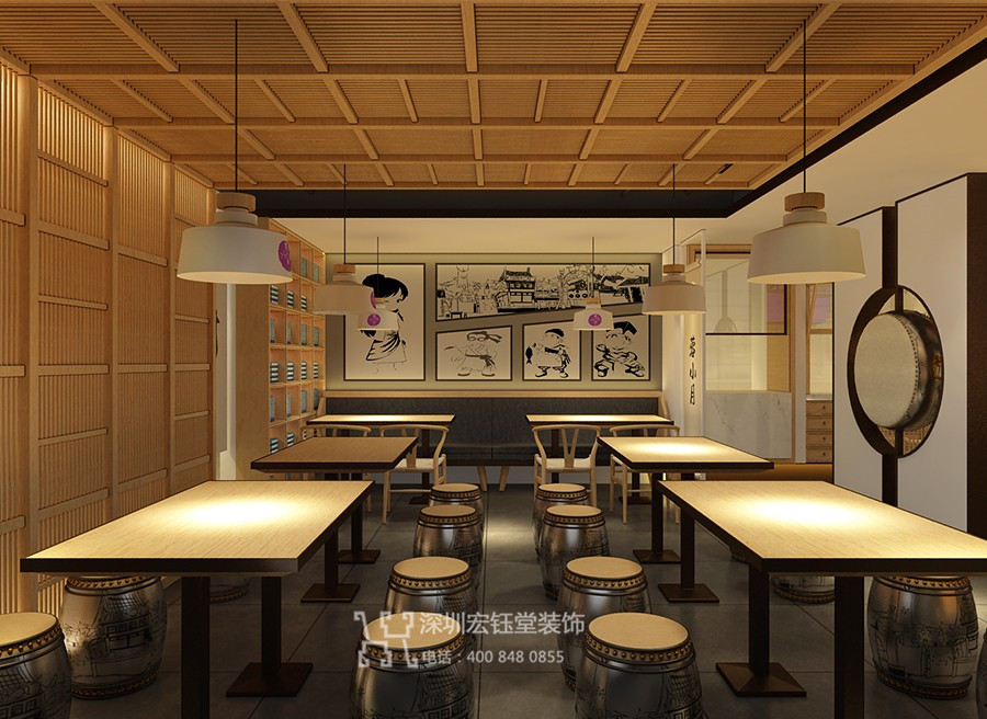 鄭州蓉小月特色酸菜魚餐廳裝修設計方案 鄭州蓉小月特色酸菜魚餐廳裝修設計方案