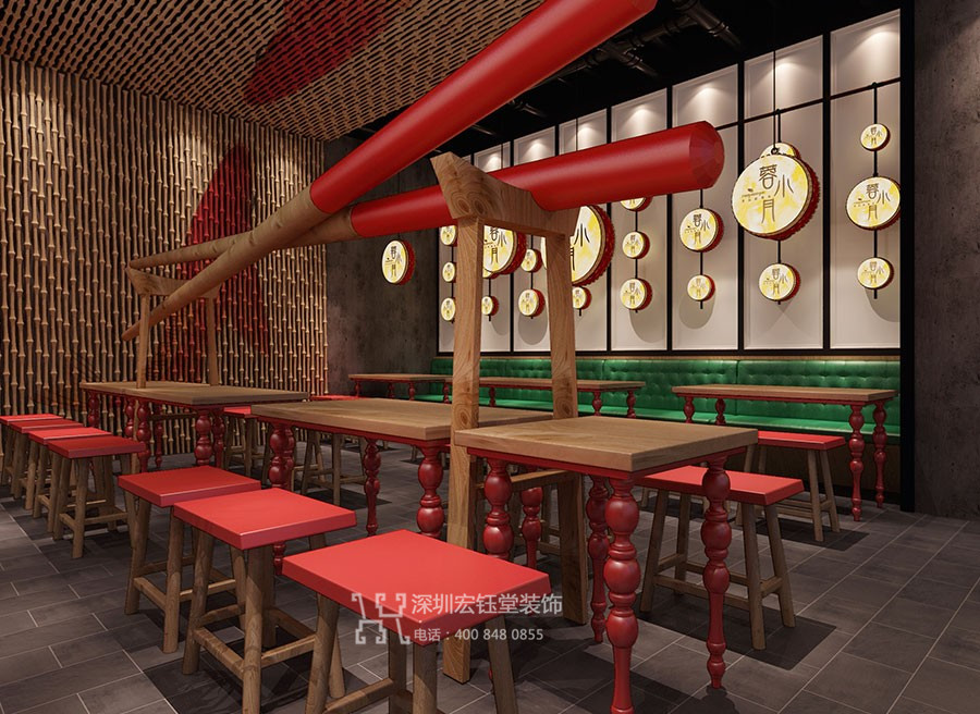 蓉小月老壇酸菜魚主題餐廳裝修效果圖 蓉小月老壇酸菜魚主題餐廳裝修效果圖