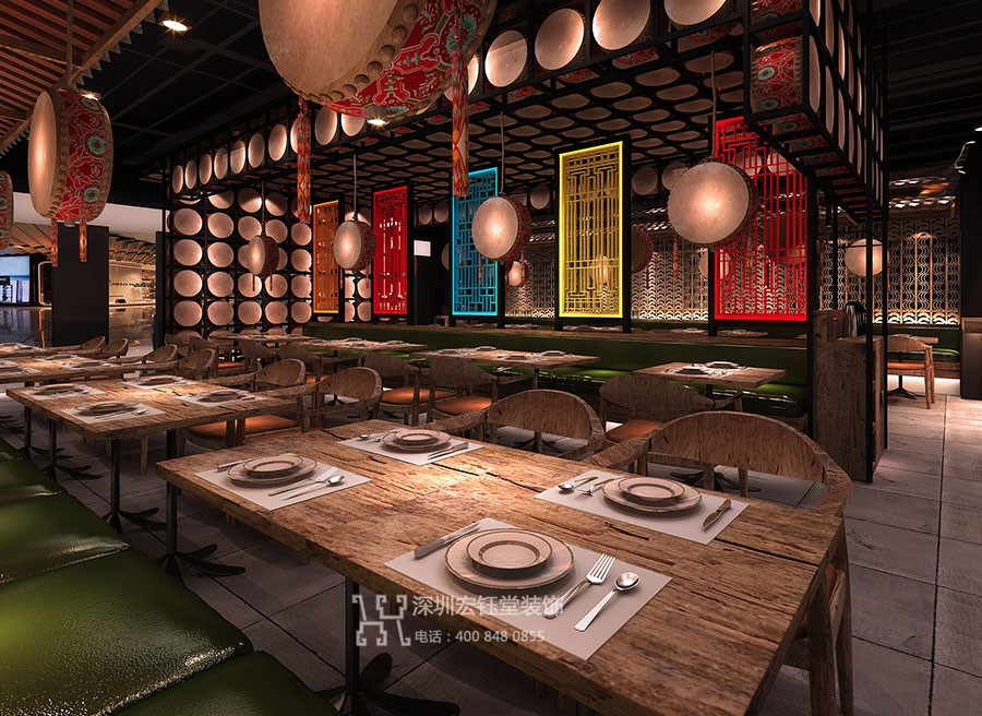 蓉小月老壇酸菜魚主題餐廳裝修效果圖 蓉小月老壇酸菜魚主題餐廳裝修效果圖