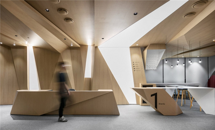 最美科技公司辦公室前臺設計方案 最美科技公司辦公室前臺設計方案