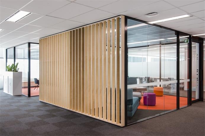 現代時尚風格在線教育培訓公司辦公室裝修設計實景圖