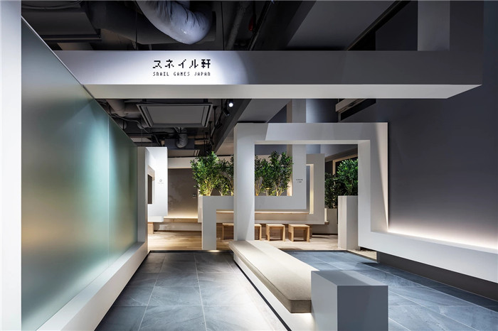 日本極致簡約的Snail游戲公司辦公室裝修設計方案