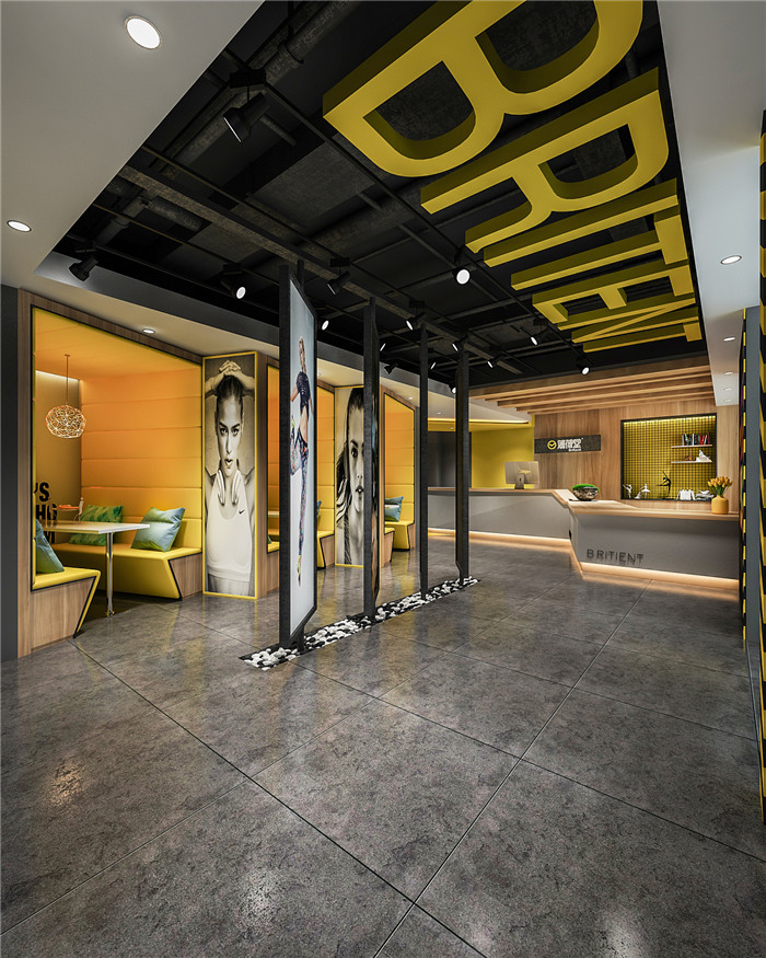 時(shí)尚炫酷的專業(yè)舞蹈培訓(xùn)機(jī)構(gòu)接待大廳裝修設(shè)計(jì)圖 時(shí)尚炫酷的專業(yè)舞蹈培訓(xùn)機(jī)構(gòu)接待大廳裝修設(shè)計(jì)圖