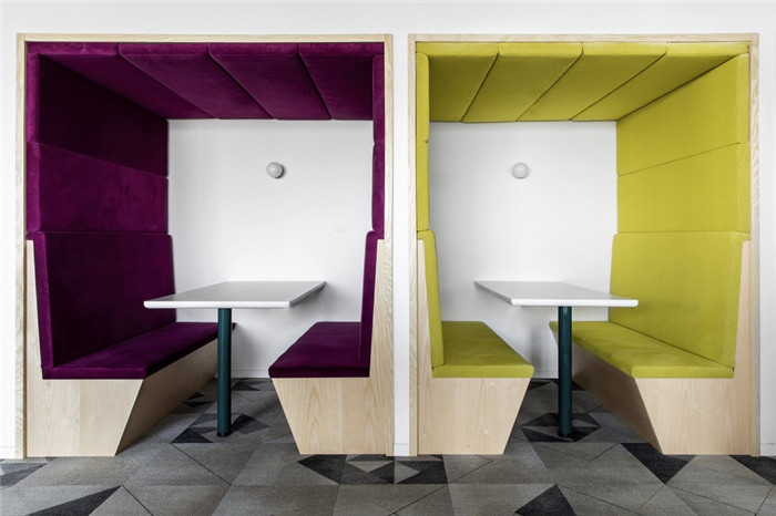 時尚科技公司卡座區設計方案