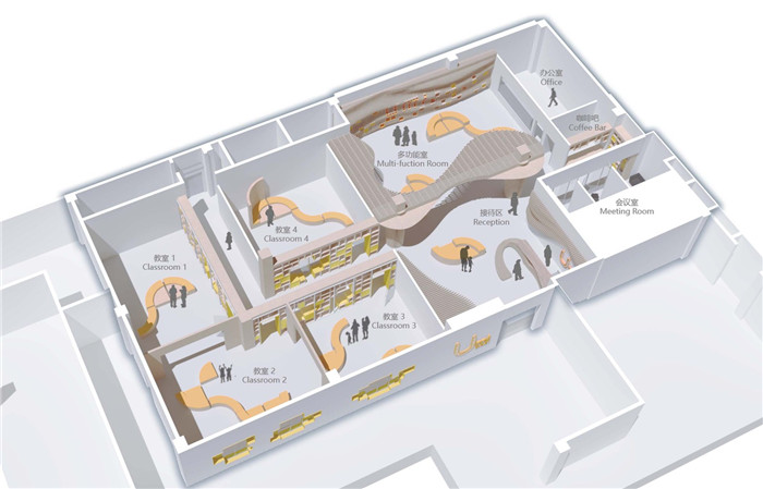 專業兒童藝術戲劇表演學校裝修布置平面圖 專業兒童藝術戲劇表演學校裝修布置平面圖