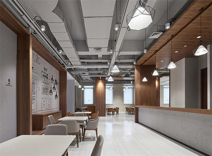 綠色多元化的大型裝飾集團總部辦公樓裝修設計方案