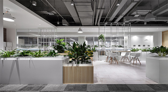 綠色多元化的大型裝飾集團總部辦公樓裝修設計方案