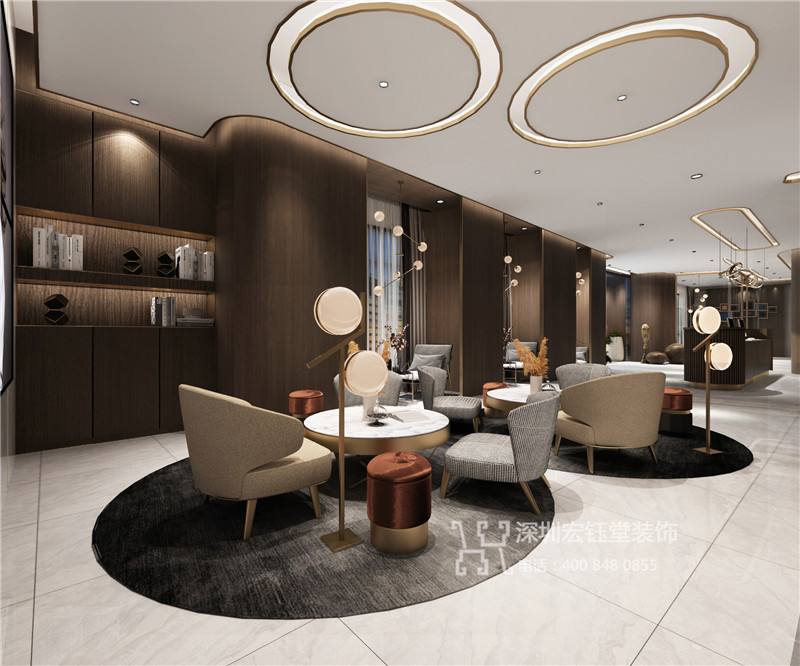 鄭州天卿高端醫(yī)療美容機構(gòu)接待區(qū)裝修設(shè)計方案效果圖 鄭州天卿高端醫(yī)療美容機構(gòu)接待區(qū)裝修設(shè)計方案效果圖