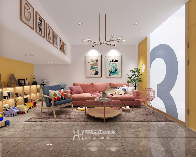 鄭州入學前幼小銜接教育機構裝修案例