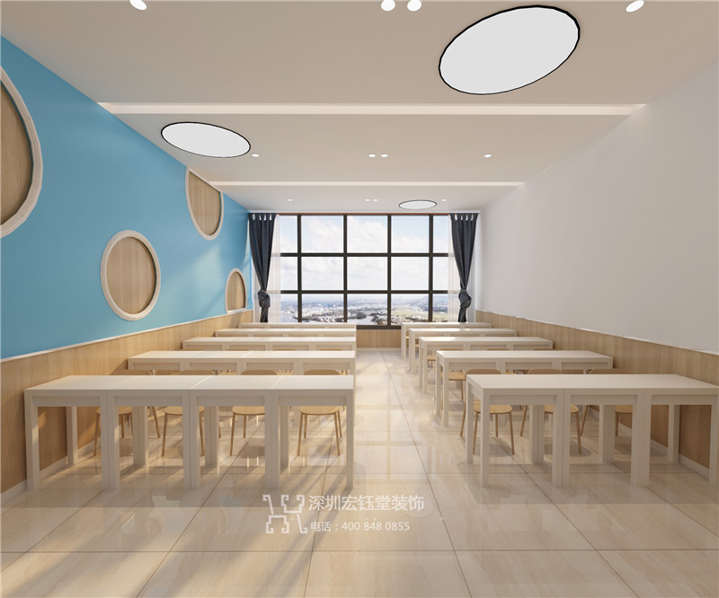 鄭州入學前教育機構教室裝修效果圖