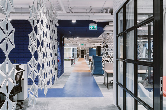 優雅時尚的國外IT公司走廊裝修設計圖