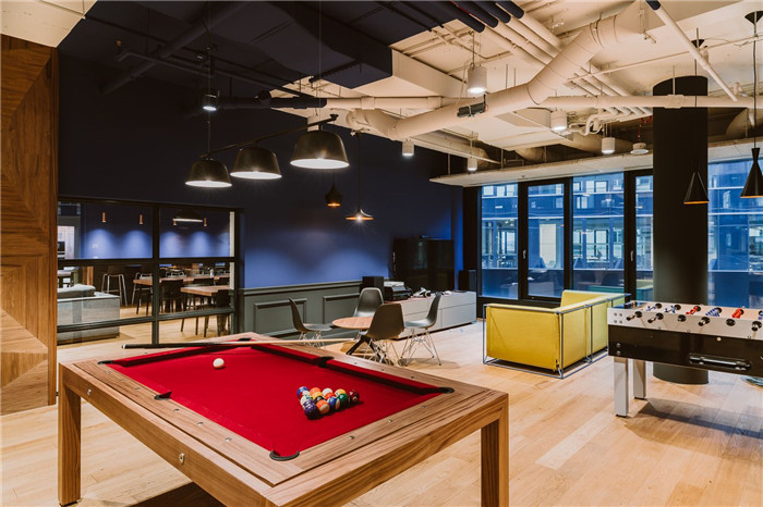 國外IT公司員工活動室裝修設計圖