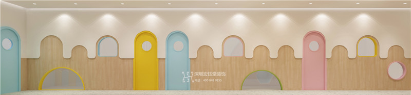 鄭州維貝尼早教中心教室走廊裝修效果圖.jpg 鄭州維貝尼早教中心教室走廊裝修效果圖.jpg