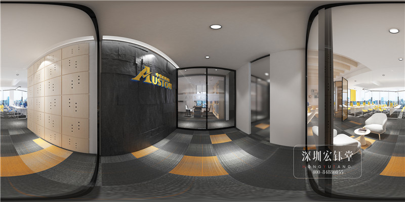 鄭東國際產業園奧斯頓辦公樓裝修設計方案