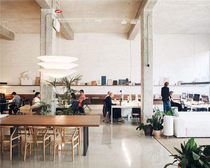靈活隨性的開放辦公區裝修設計實景圖 靈活隨性的開放辦公區裝修設計實景圖