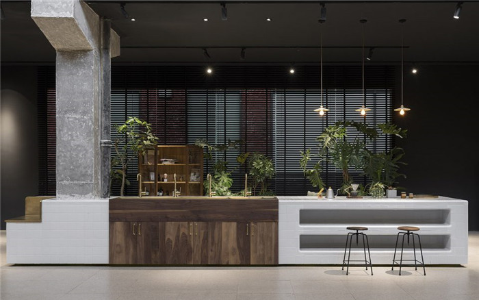 簡約風婚禮策劃機構辦公室裝修設計水吧效果圖 簡約風婚禮策劃機構辦公室裝修設計水吧效果圖